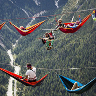фестиваль Highline Meeting в Альпах (фото)