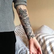 Ідеї Для Татуювань: Floral Tattoo 112/100