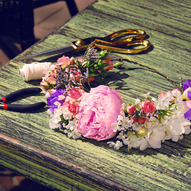 українські віночки з квітів ручної роботи