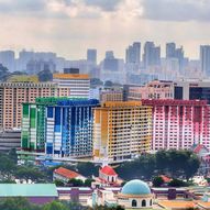кольорові будинки Сингапур