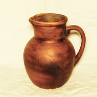 Кринка велика з ручкою, 68 грн.