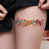 Ідеї Для Татуювань: Floral Tattoo 23/100