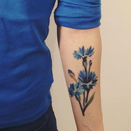 Ідеї Для Татуювань: Floral Tattoo 18/100
