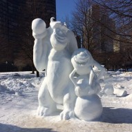 снігові скульптури, Чикаго, США