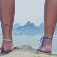 татуювання: гори (фото)