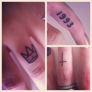 Татуювання на пальцях (фото)