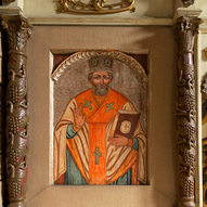 Церква Святого Михаїла в Ужгороді (скансен). З іконостасу церкви Святого Духа в Колочаві Міжгірського району. 1795 рік.