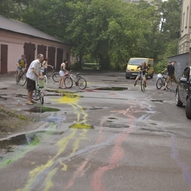 Флешмоб bike-rainbow, фото