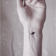 татуювання: птах (фотографія)