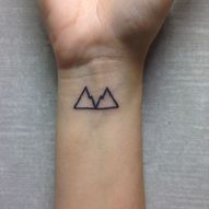 татуювання: трикутнички