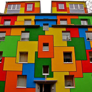 кольоровий будинок Кельн, Німеччина