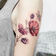 Ідеї Для Татуювань: Floral Tattoo 78/100