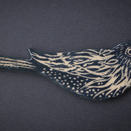 керамічні брошки Пташка ручної роботи (фото)