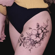 Ідеї Для Татуювань: Floral Tattoo 91/100