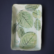Декоративний керамічний посуд ручної роботи Листопад