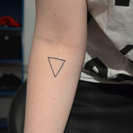 татуювання: трикутник (фото)